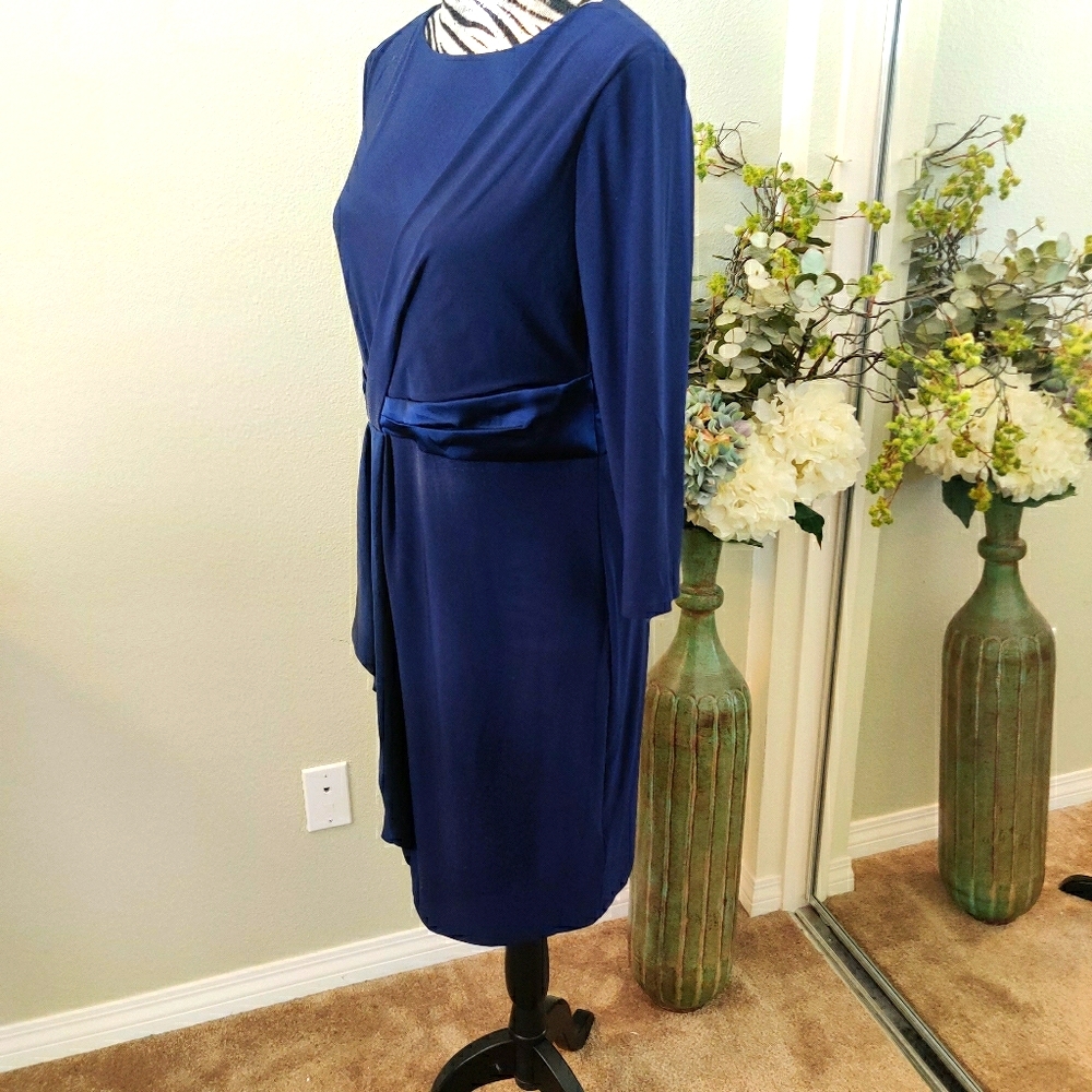NWT American Living navy blue dress